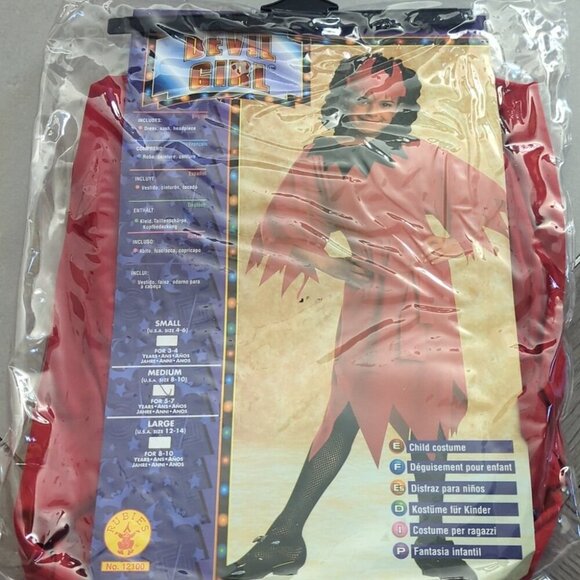 She Devil Rubie's Girl Child Costume - Size S 4-6 BNWOT - Picture 2 of 5